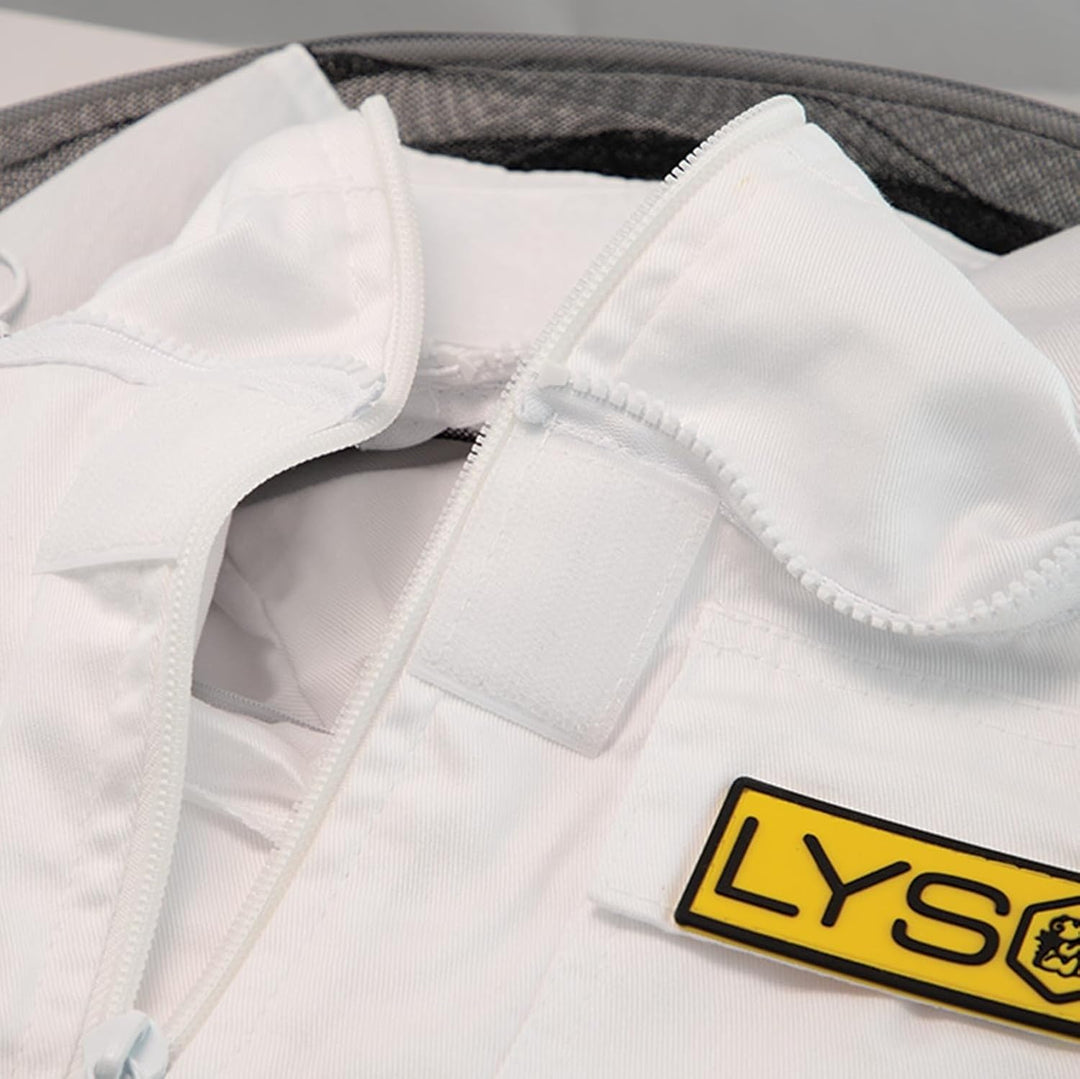 LYSON Imkerjacke aus Mesh und Baumwolle Imkerbluse mit abnehmbarem Hut belüftet Professionelle Imker