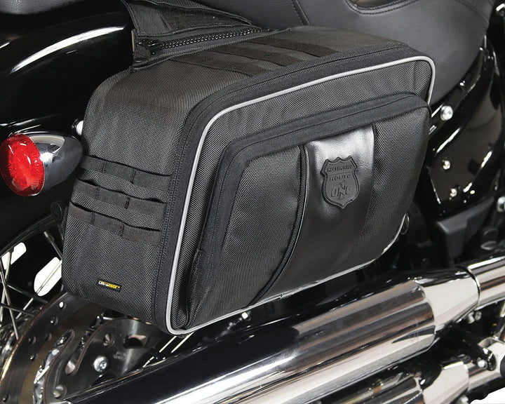 Nelson-Rigg Road Trip Satteltaschen für Harley Davidson Softail, Dyna und Vulcan S NR-400, Schwarz