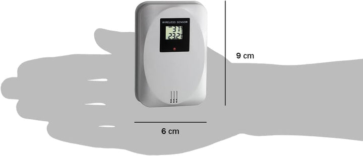 TFA Dostmann Thermo-Hygrosender, 30.3169, Ersatzsender für Funk-Wetterstation Quadro (35.1098), zur