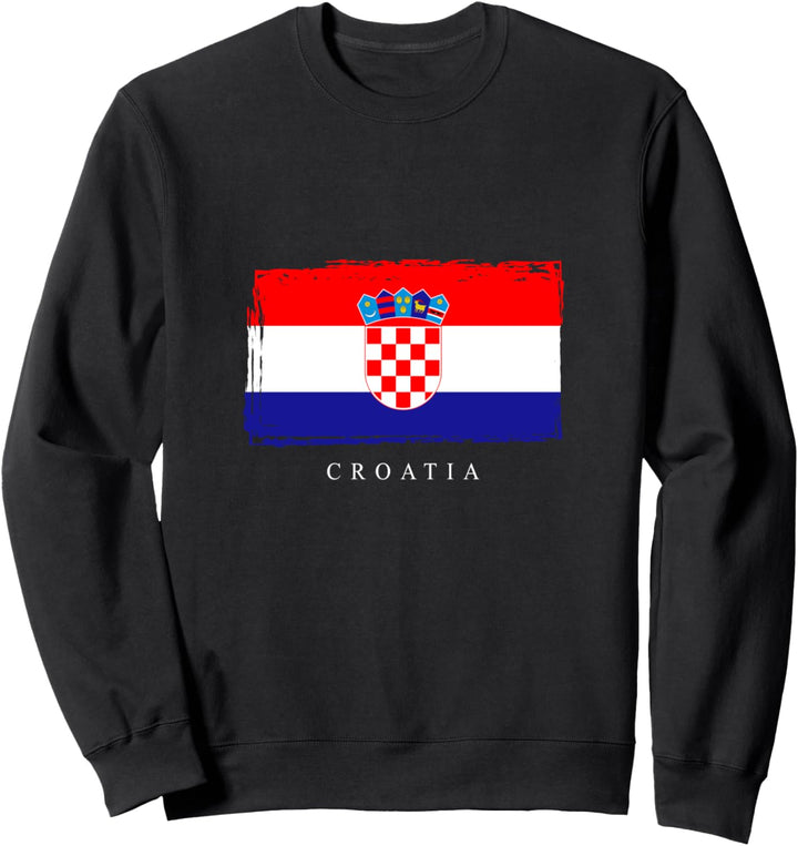 Croatia Kroatien Flagge Fahne Balkan Zagreb Hrvatska Sweatshirt