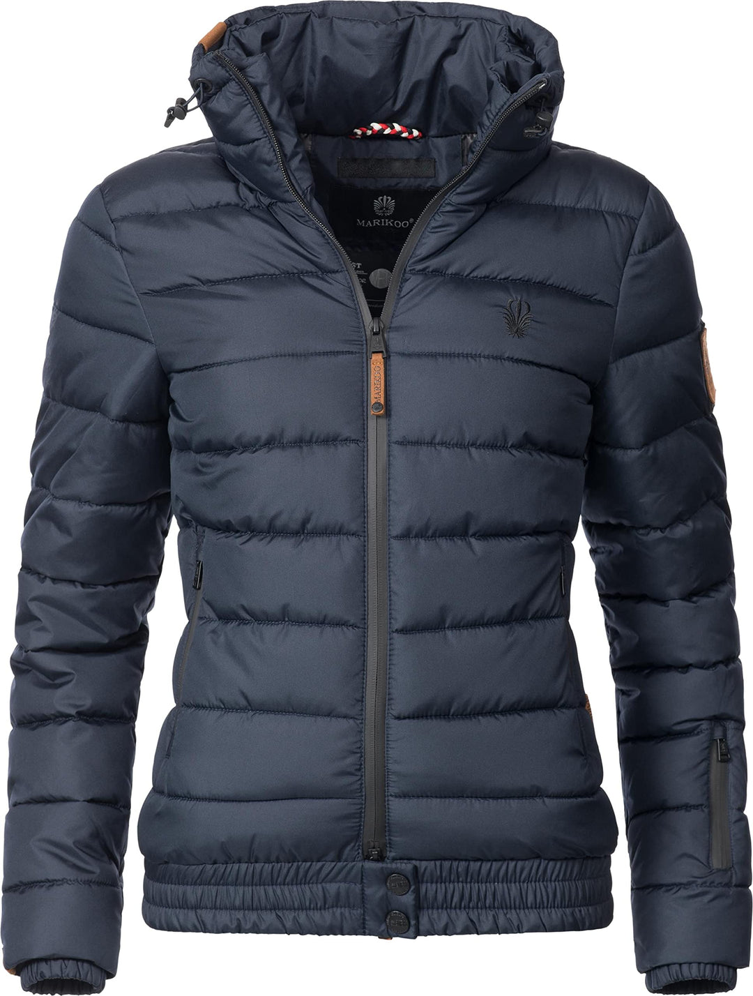 MARIKOO Damen Winter Steppjacke Poison XS-XL XS Blau, XS Blau