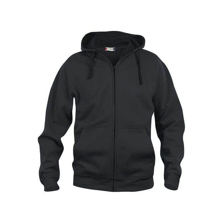 Clique Herren Basic Full Zip Hoody Kapuzenpullover M Schwarz, M Schwarz