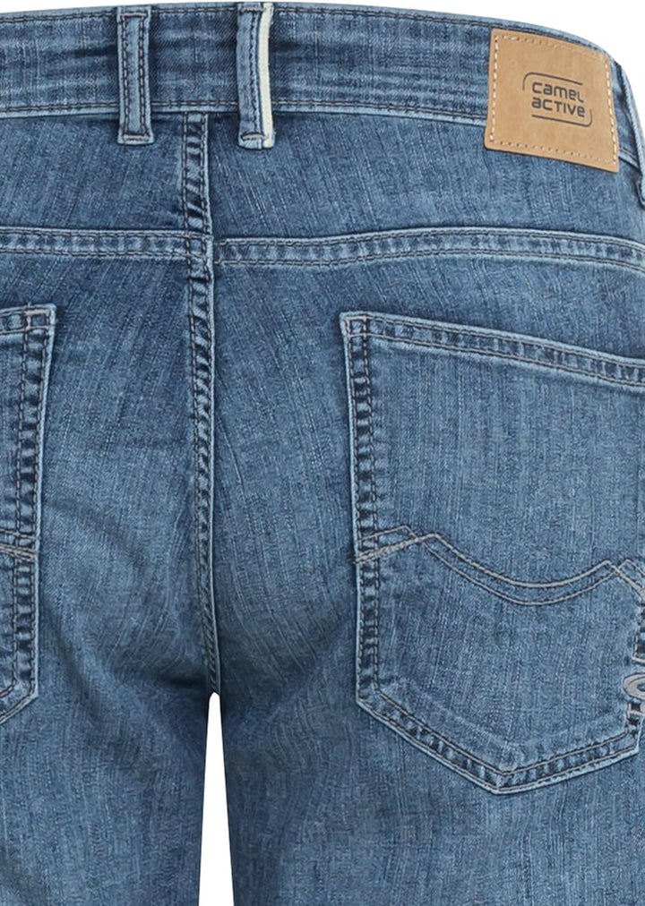 camel active Herren Relaxed Fit fleXXXactive® Jeans 31W / 34L Blau, 31W / 34L Blau