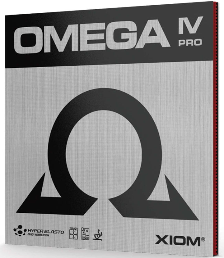 XIOM Omega IV Pro, TT-Belag, NEU, OVP, inkl. Lieferung Rot max, Rot max