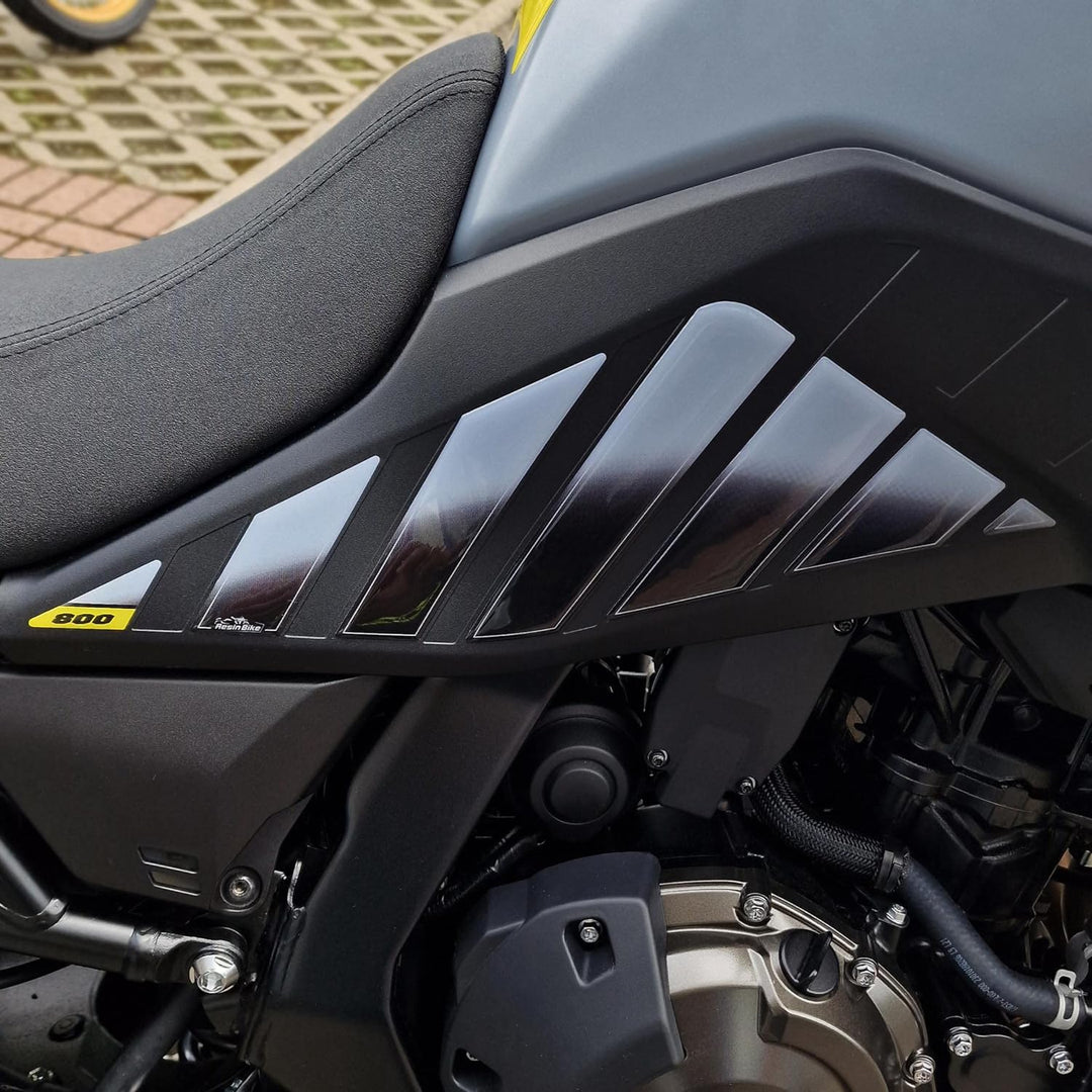 Resin Bike Sticker Set Motorrad Kompatibel Mit Suzuki V-Strom 800 De 2023. Schutz Motorrad Tank Basi