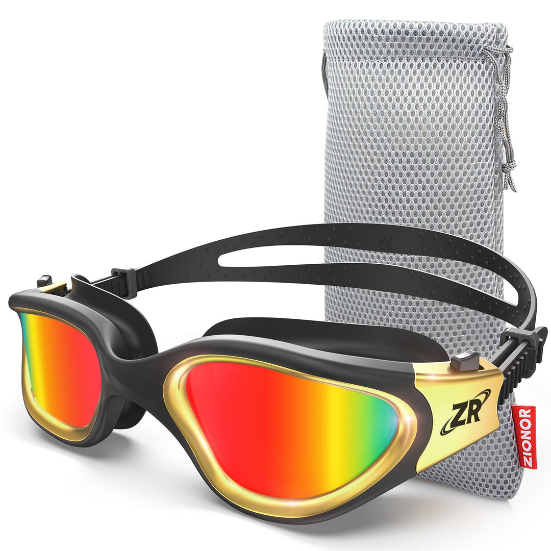 ZIONOR G1 - Polarisierte Schwimmbrille für Unisex und Erwachsene und Damen, beschlagfrei, 100% UV-Sc