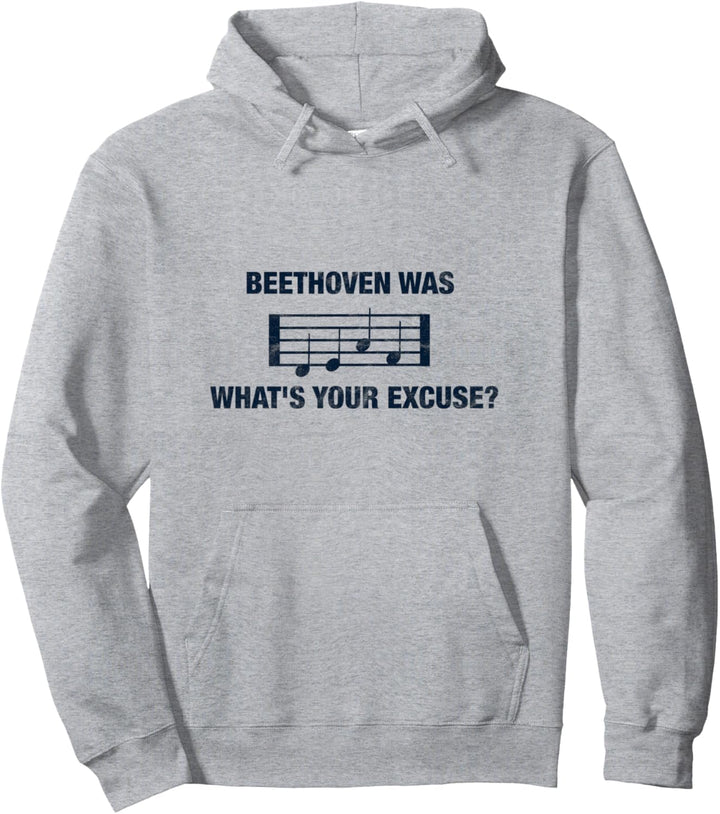 Beethoven Was Deaf Musik Theorie Komponist Klavier Pullover Hoodie
