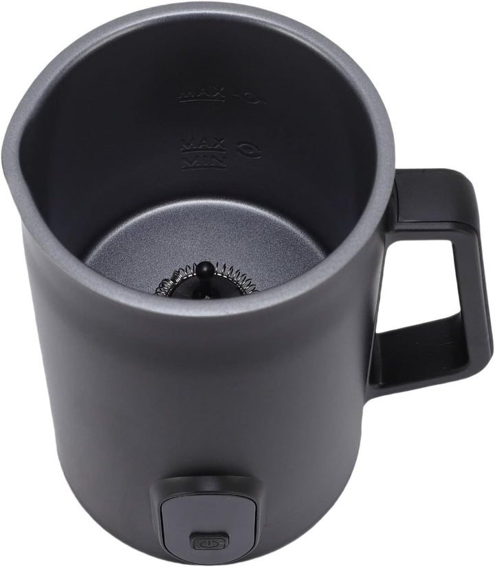 Pongnas 4 in 1 Milchfrother und Dampfer 304 Edelstahl Automatisch Warm und Kaltem Milchschaum für Ka