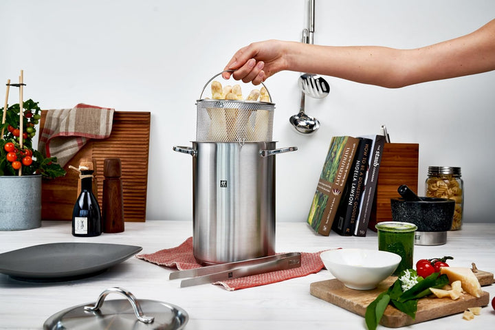 ZWILLING TWIN Specials Spargel-/Nudeltopf, 16cm, 4,5 L, Für alle Herdarten geeignet, Edelstahl, Silb