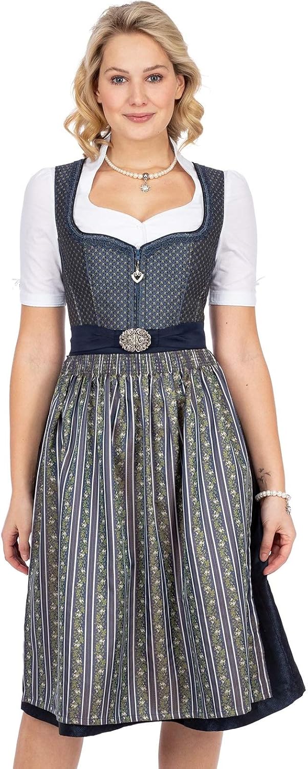 Stockerpoint Damen Mallaury Kleid 38 Blau, 38 Blau
