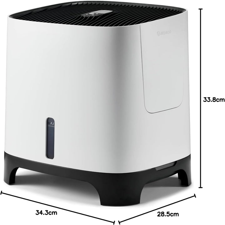 Meaco Armin 300 ml Verdunstungsbefeuchter – Luftbefeuchter Für Räume Bis 44 m², 2,4 L Tank, Geeignet