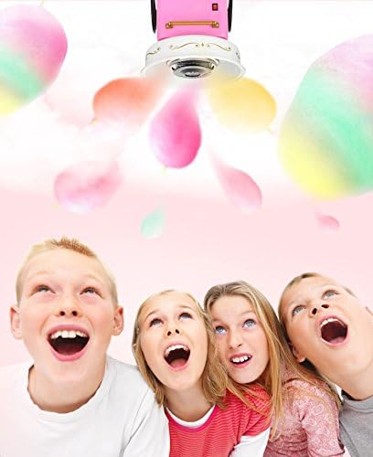 500W Zuckerwattemaschine, Mini Home DIY Süssigkeitenmaschine, 220V Zuckerwattegerät, mit 10 Zuckerwa