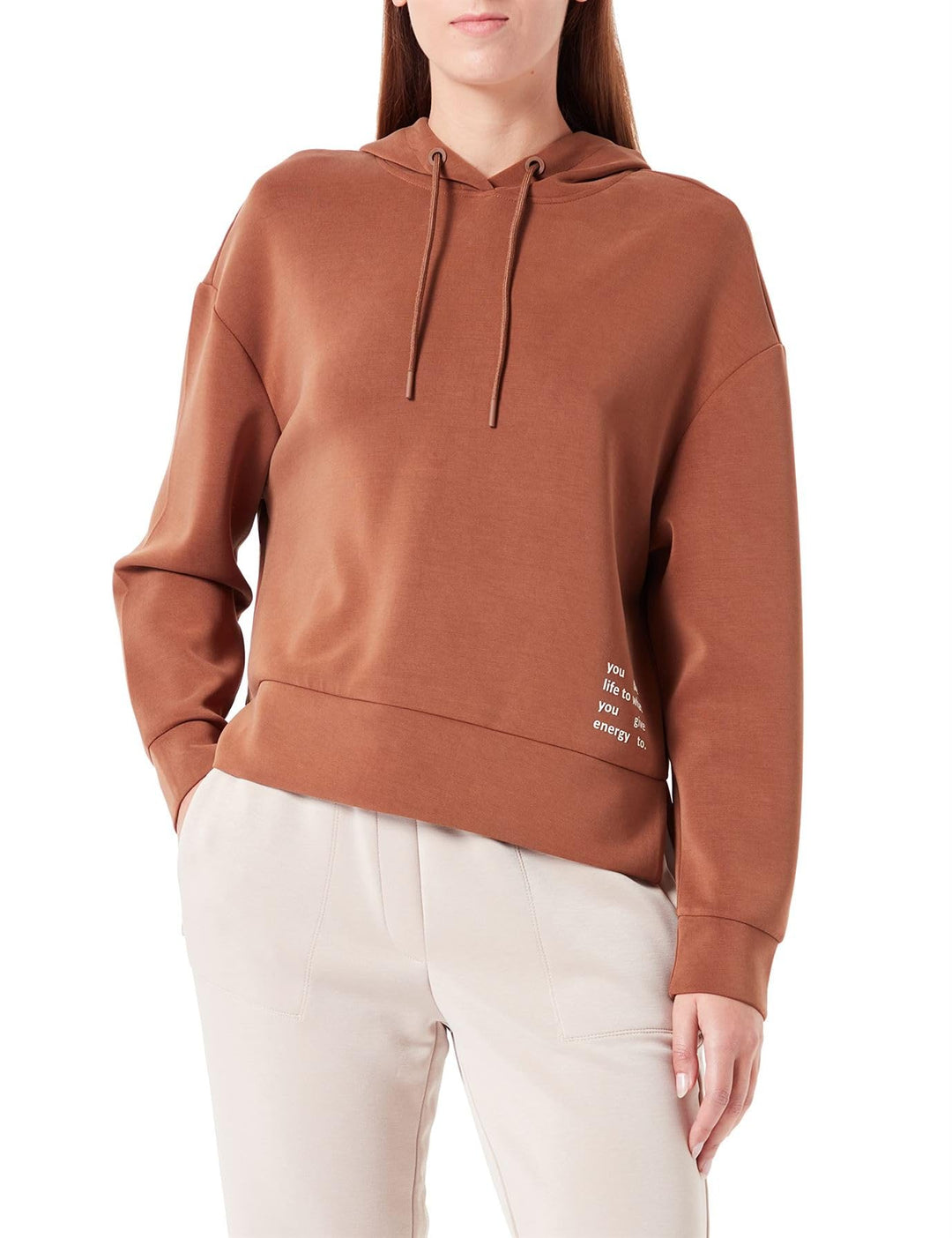 s.Oliver Damen Sweatshirt 40 Braun 8469, 40 Braun 8469