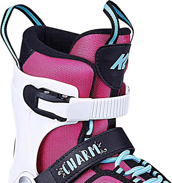 K2 Mädchen Charm Ice, White-Pink Skates L (EU: 35-40 / UK: 3-7 / US: 4-8) white - pink, L (EU: 35-40