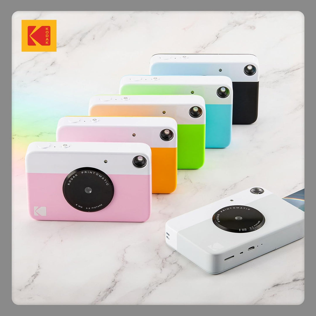 KODAK Printomatic Sofortbildkamera (schwarz) Kamera Schwarz, Kamera Schwarz