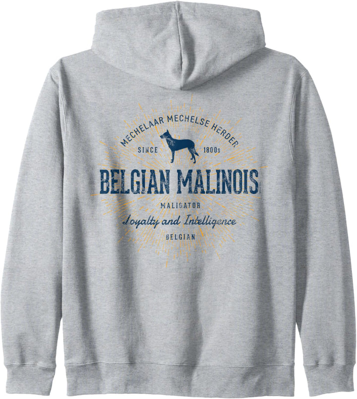 Belgian Malinois Vintage Belgischer Schäferhund Malinois Kapuzenjacke