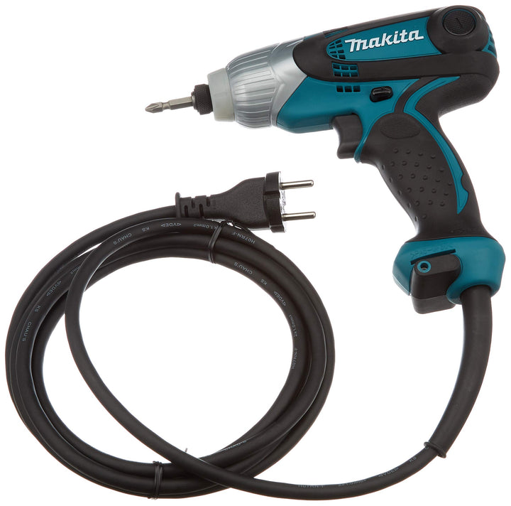 Makita TD0101F Schlagschrauber 1/4" Innensechskant, Schwarz, Blau