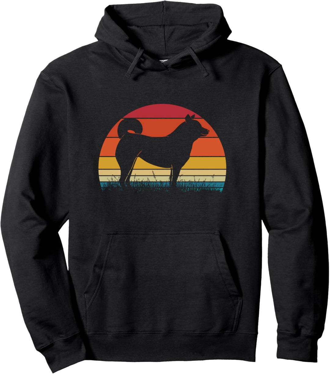 Shiba Inu Retro Pullover Hoodie