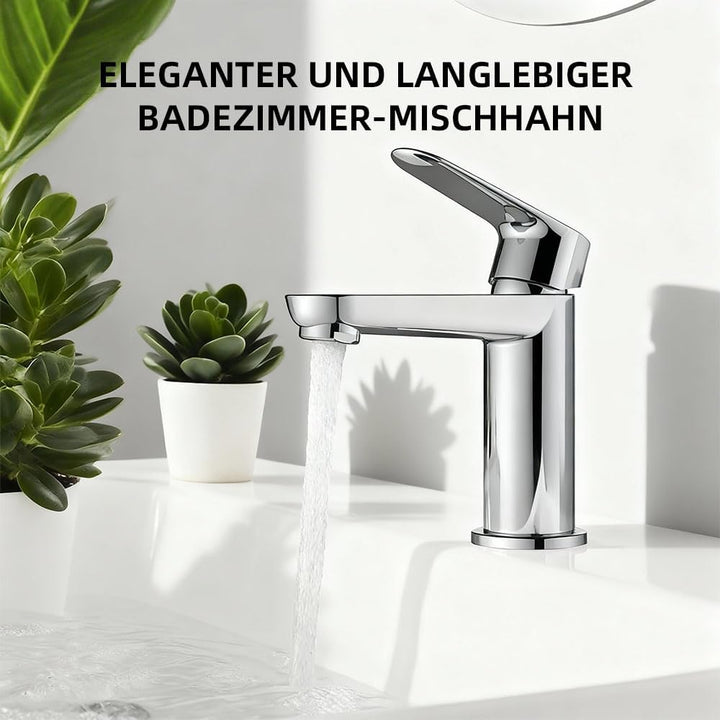 BELZ Wasserhahn Bad, Einhebel-badarmatur, Armatur Badezimmer, Mischbatterie Bad, Höhe 85 mm, Energie