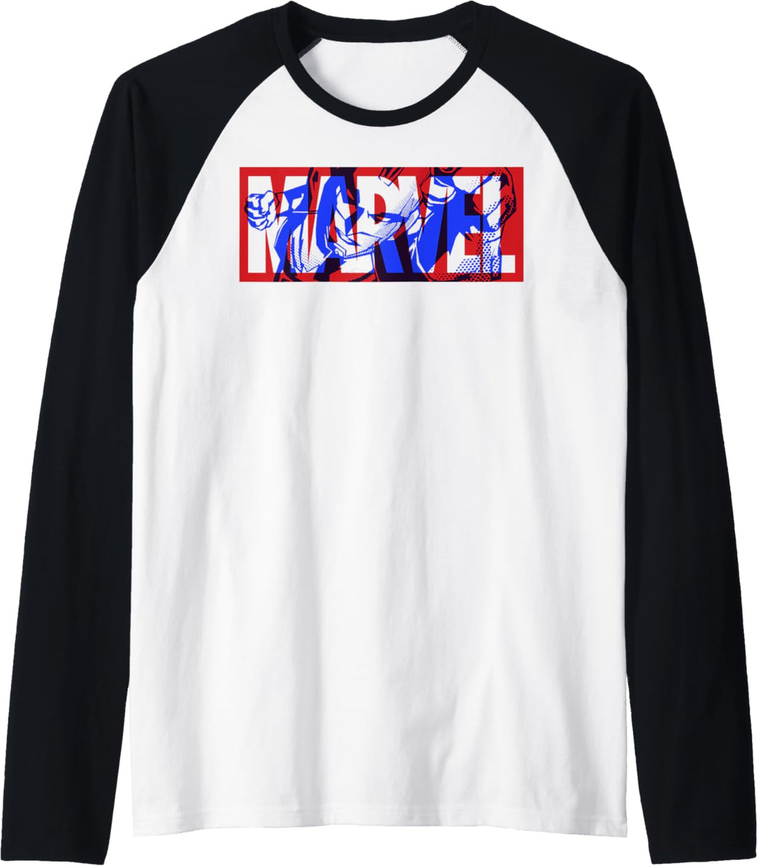 Marvel Captain Marvel Large Classic Movie Logo Raglan
