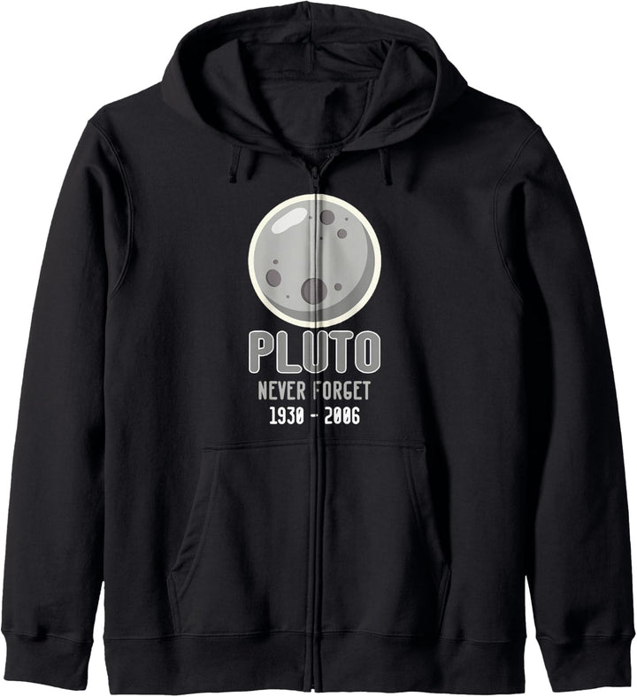 Lustige Erinnerung an Pluto Never Forget 1930 - 2006 Kapuzenjacke