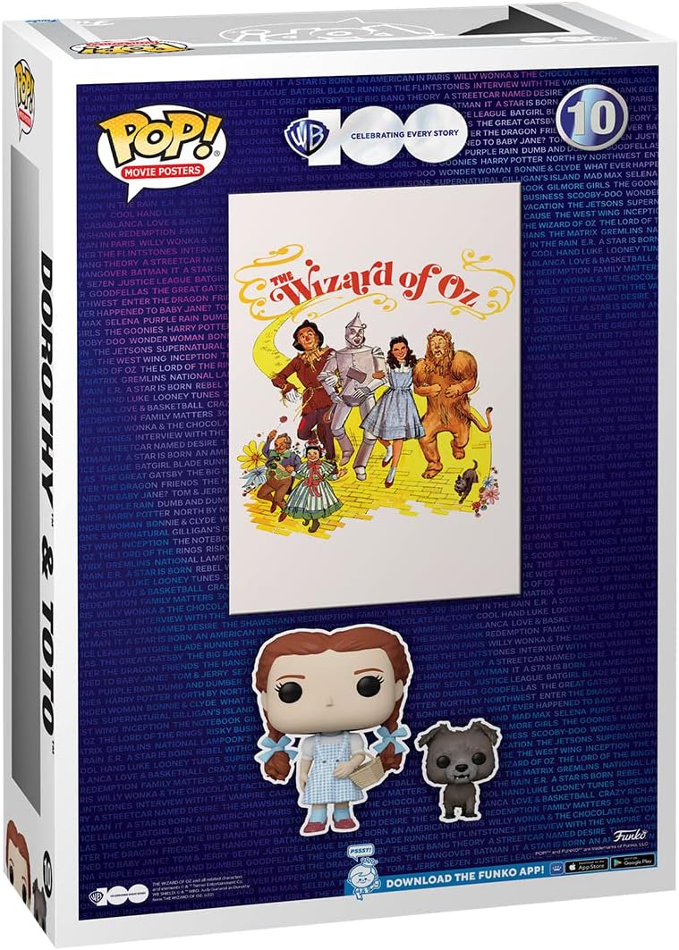 Funko Pop! Movie Posters: Wizard of Oz - Dorothy Gale - Vinyl-Sammelfigur - Geschenkidee - Offiziell