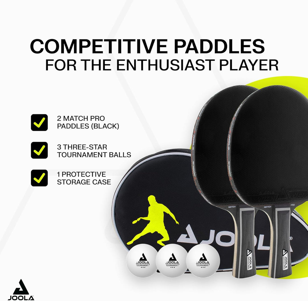 JOOLA Tischtennis Set inklusive Tischtennisschläger, Tischtennisbälle, Tischtennishülle, Tischtennis