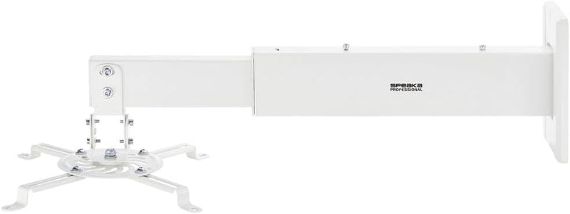 Speaka Professional SP-PWM-200 Beamer-Wandhalterung Neigbar, Drehbar Wandabstand (max.): 607 mm