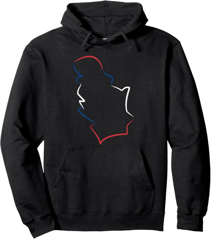 Serbien Flagge, Jugoslawien Srbija, Serbische Fahne, Serbia Pullover Hoodie