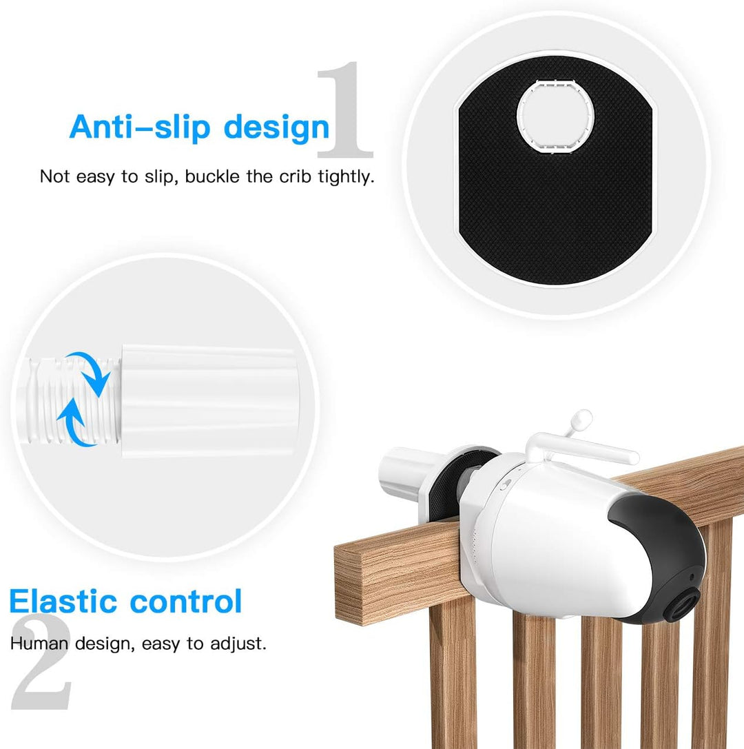 HOLACA Babyphone Clip Halterung für FAKEME/VAVA Babyphone mit Kamera 5 Zoll 720P IPS HD Display Vide