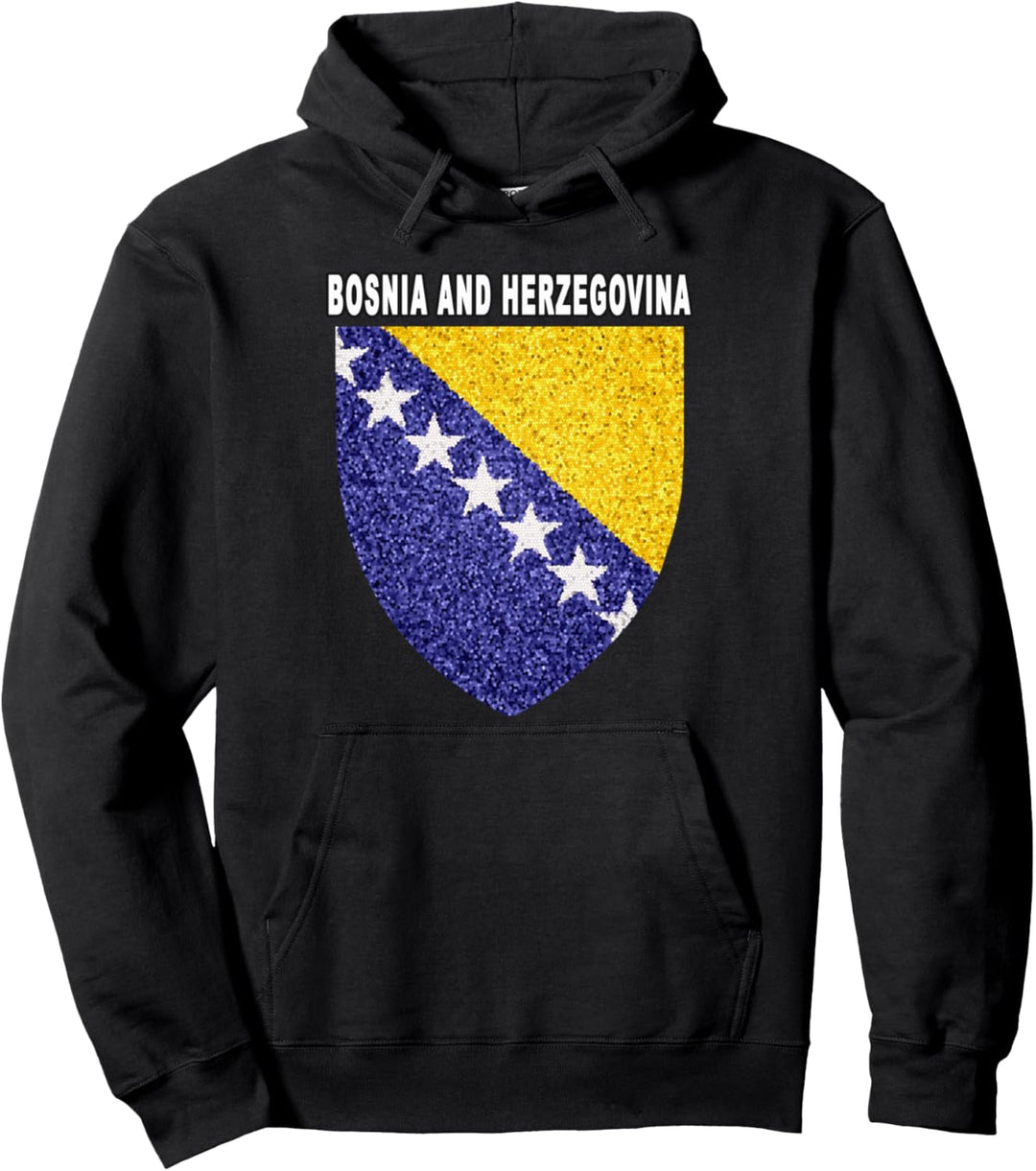 Bosnien und Herzegowina Wappen Artistic Pullover Hoodie