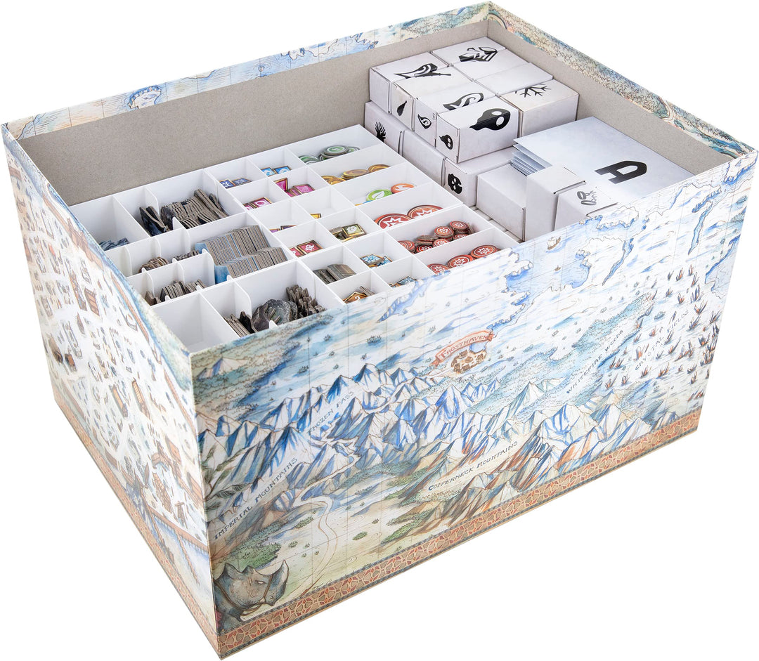 Feldherr Organizer Insert kompatibel mit Frosthaven - Grundspielbox
