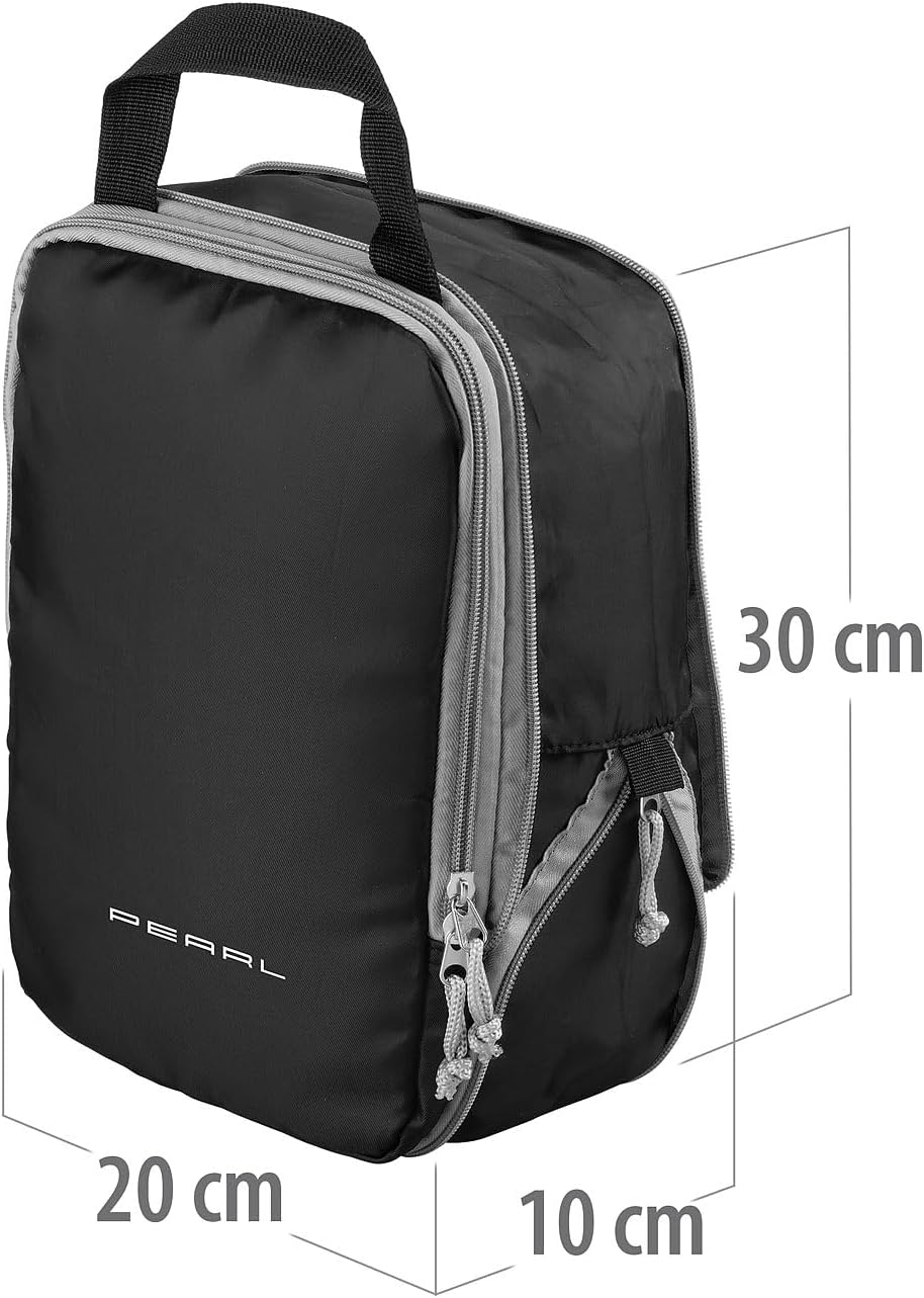 PEARL Packwürfel: 4er-Set Kompressions-Packtaschen für Handgepäck, Grösse M, 30x20x11 cm (Reisegepäc