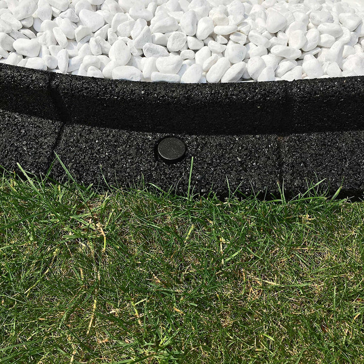 EcoShape FlexiBorder - das Flexible Rasenkantensystem (2 x 1 Meter, Braun)