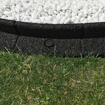 EcoShape FlexiBorder - das Flexible Rasenkantensystem (2 x 1 Meter, Braun)
