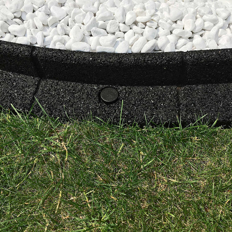EcoShape FlexiBorder - das Flexible Rasenkantensystem (2 x 1 Meter, Braun)