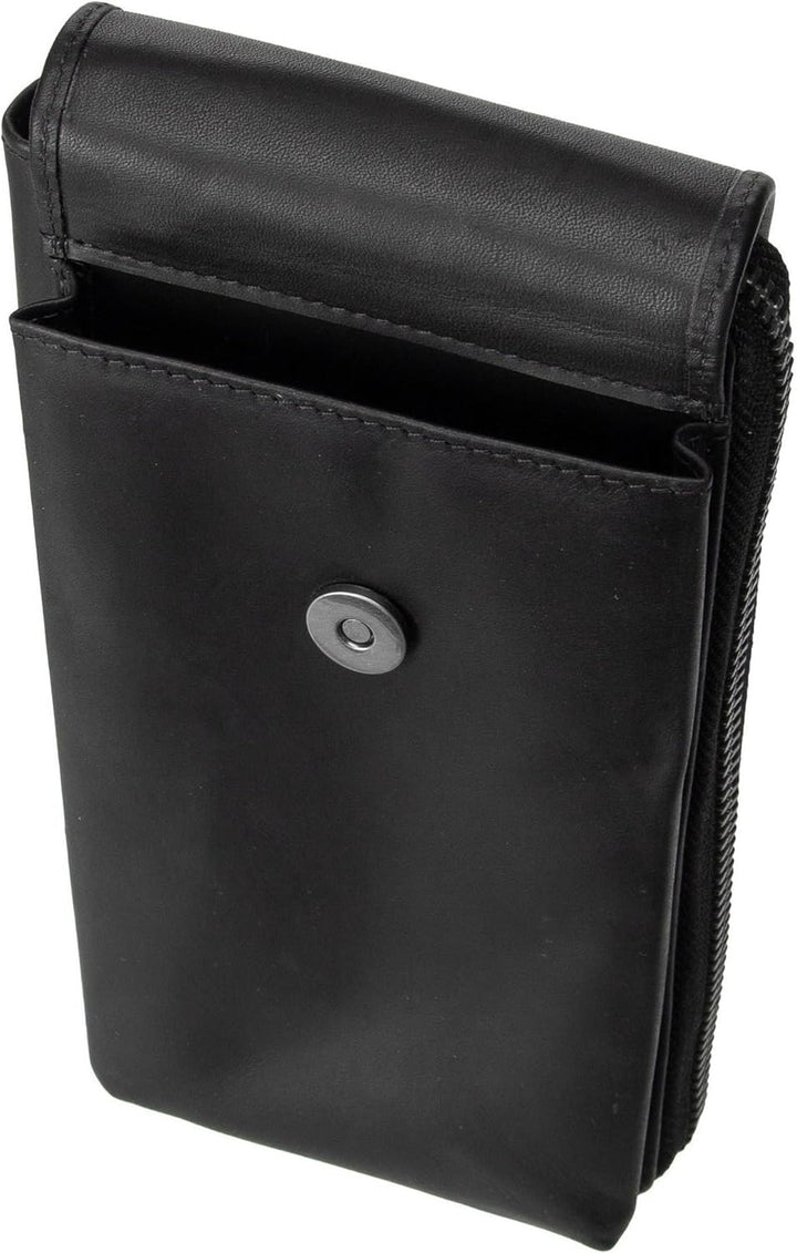 The Chesterfield Brand Malaga - Handytasche/Geldbörse 12cc 19 cm Black