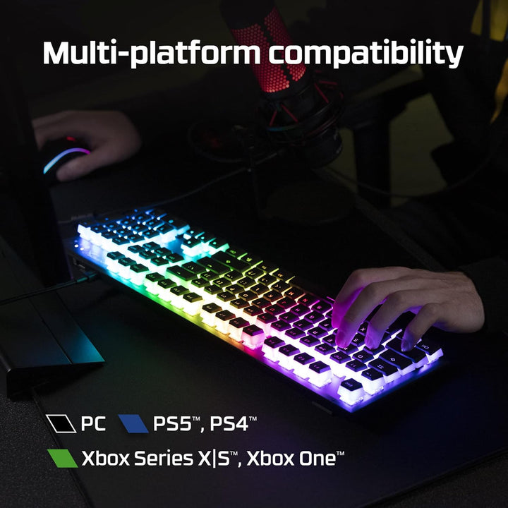 HyperX Alloy Origins 60 - Mechanische Gaming-Tastatur, Ultrakompakter 60% Formfaktor, HyperX Red Swi