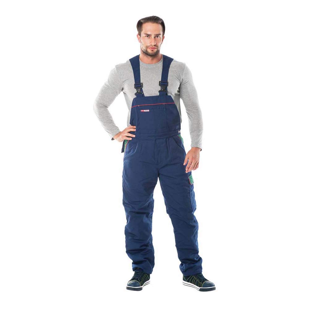 Reis STOGZXXL Taiga Gefütterte Schutzlatzhose, Dunkelblau-Grün, XXL Grösse