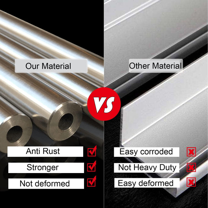 8.5FT Teleskopleiter Heavy Duty Steel Teleskop-Klappleiter Mehrzweckleiter für Home Outdoor Haushalt