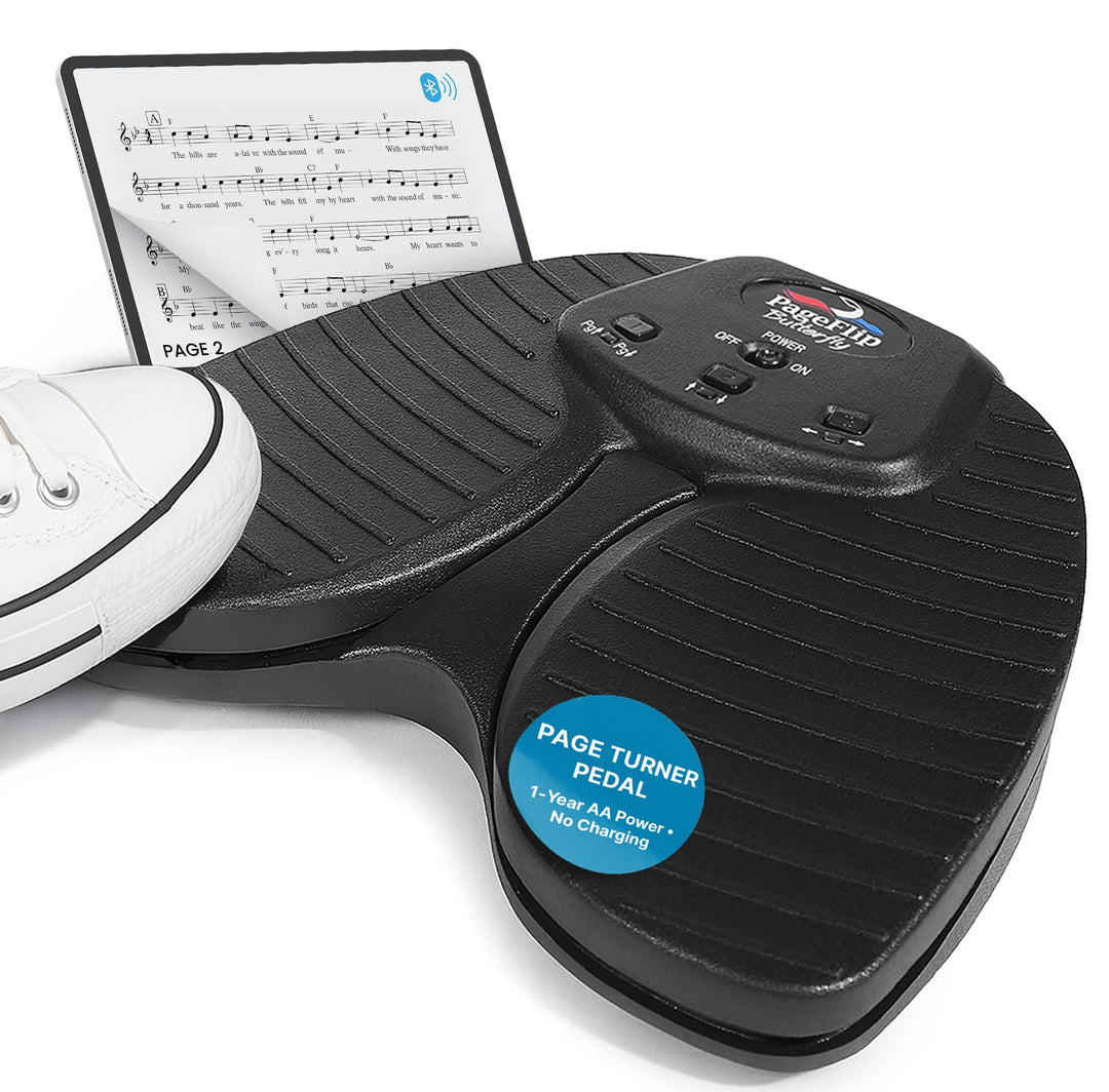 PAGEFLIP Butterfly Bluetooth Pedal zum Umblättern