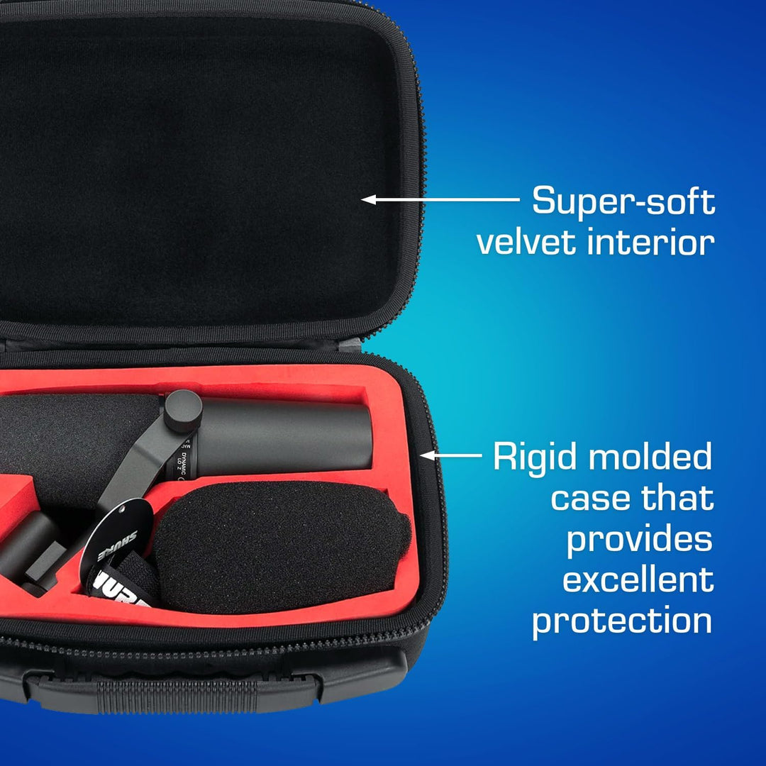 Analog Cases Pulse Case für Shure SM7B, hochwertige Transporttasche (Robustes Eva-Material, umlaufen