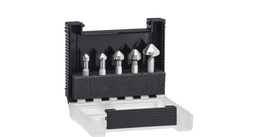 Wiha Kegelsenker-Bit Set 5-tlg. 1/4" (28027)