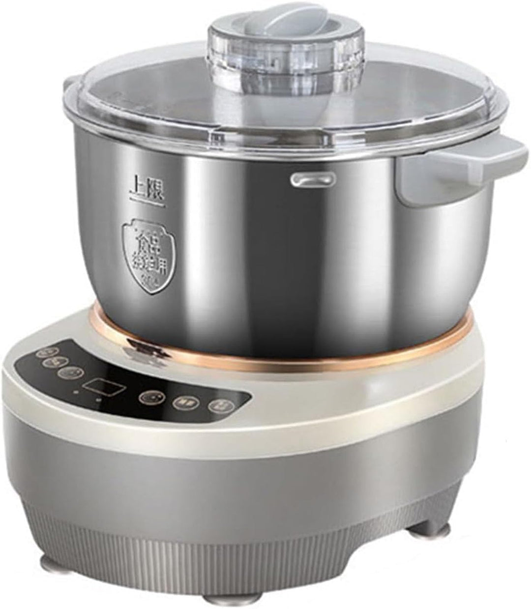 Teigmaschine mit Fermentfunktion, professioneller Edelstahl-Maker mit Timing, geteiltes Design, Teig