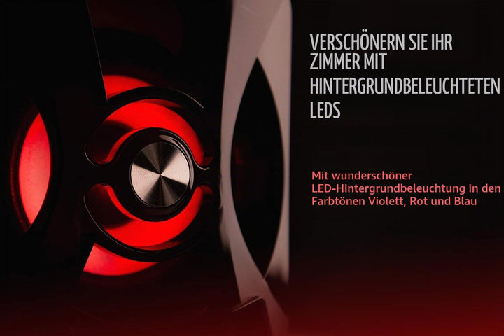 Creative SBS E2900 Leistungsfähiges 2.1-Bluetooth-Lautsprechersystem mit Subwoofer für Fernseher und