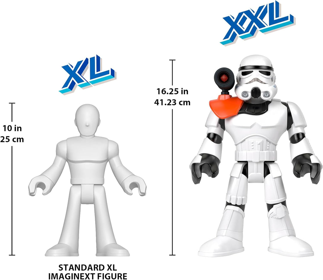 Fisher-Price Imaginext STAR WARS Spielzeug XXL Sturmtruppler-Figur, ca. 42 cm grosse, bewegliche Fig