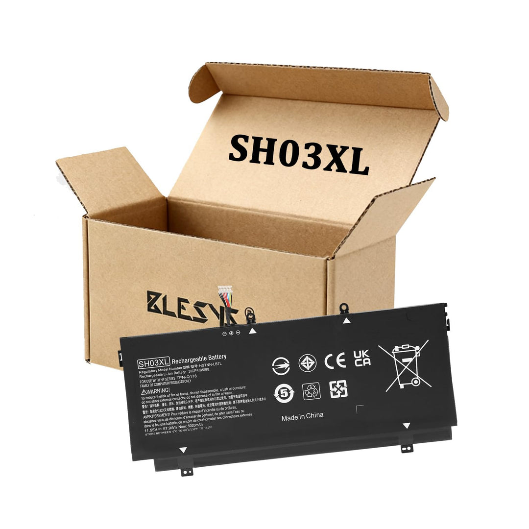 BLESYS SH03XL 859356-855 TPN-Q178 Akku Kompatibel mit HP Spectre x360 13-ac0xx 13-w0xx Series Notebo