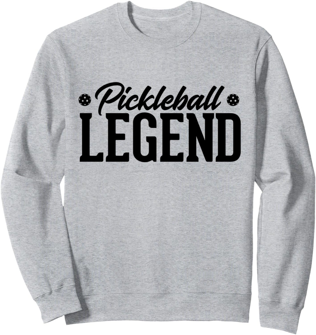 Pickleball Legende Lustiger Mannschaftsballsport Sweatshirt