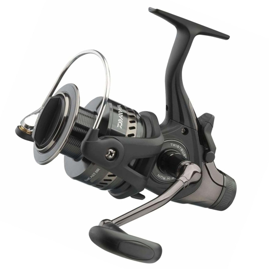 Daiwa Emcast BR A - Freilaufrolle inkl. zusätzlicher Doppelkurbel 4500, 4500
