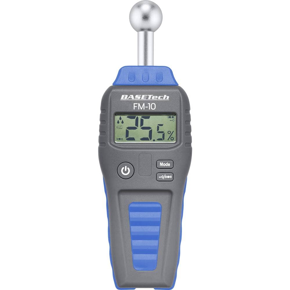 Basetech FM-10 Materialfeuchtemessgerät Messbereich Baufeuchtigkeit (Bereich) 0.1 bis 99.9% vol Mess
